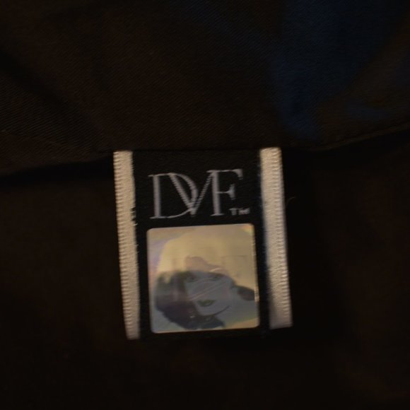 Diane Von Furstenberg Charcoal Pea Coat - Picture 10 of 11